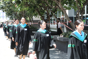 ร่วมพิธีการฝึกซ้อมใหญ่พิธีพระราชทานปริญญาบัตร ประจำปี พ.ศ. 2569