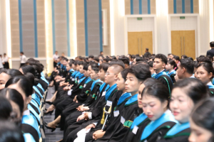 ร่วมพิธีการฝึกซ้อมใหญ่พิธีพระราชทานปริญญาบัตร ประจำปี พ.ศ. 2569