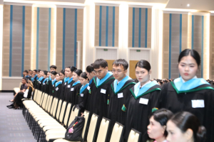 ร่วมพิธีการฝึกซ้อมใหญ่พิธีพระราชทานปริญญาบัตร ประจำปี พ.ศ. 2569