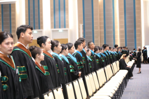 ร่วมพิธีการฝึกซ้อมใหญ่พิธีพระราชทานปริญญาบัตร ประจำปี พ.ศ. 2569