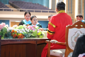 ร่วมพิธีการฝึกซ้อมใหญ่พิธีพระราชทานปริญญาบัตร ประจำปี พ.ศ. 2569