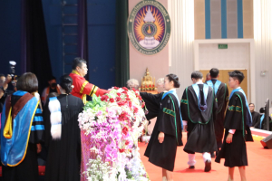 ร่วมพิธีการฝึกซ้อมใหญ่พิธีพระราชทานปริญญาบัตร ประจำปี พ.ศ. 2569