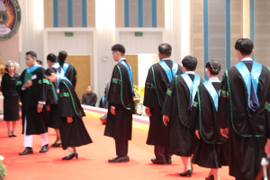 ร่วมพิธีการฝึกซ้อมใหญ่พิธีพระราชทานปริญญาบัตร ประจำปี พ.ศ. 2569