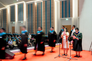 ร่วมพิธีการฝึกซ้อมใหญ่พิธีพระราชทานปริญญาบัตร ประจำปี พ.ศ. 2569