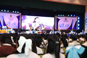 โครงการถอดบทเรียนผลการนำสมรรถนะ PTRU Model ในการขับเคลื่อนสู่การปฏิบัติ เพื่อพัฒนาสมรรถนะของผู้เรียนและบุคลากรทางการศึกษา และโครงการนำเสนอผลการนำรูปแบบนวัตกรรมหลักสูตรและการจัดการเรียนรู้ เพื่อเสริมสร้างคุณลักษณะ 4 ประการ ในการขับเคลื่อนสู่การปฏิบัติในสถานศึกษา ในงานวันสถาปนามหาวิทยาลัยราชภัฏเทพสตรี ครบรอบ 106 ปี