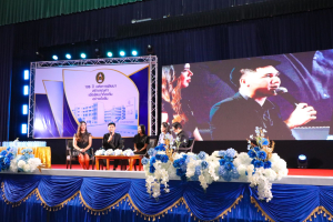 โครงการถอดบทเรียนผลการนำสมรรถนะ PTRU Model ในการขับเคลื่อนสู่การปฏิบัติ เพื่อพัฒนาสมรรถนะของผู้เรียนและบุคลากรทางการศึกษา และโครงการนำเสนอผลการนำรูปแบบนวัตกรรมหลักสูตรและการจัดการเรียนรู้ เพื่อเสริมสร้างคุณลักษณะ 4 ประการ ในการขับเคลื่อนสู่การปฏิบัติในสถานศึกษา ในงานวันสถาปนามหาวิทยาลัยราชภัฏเทพสตรี ครบรอบ 106 ปี