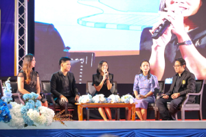 โครงการถอดบทเรียนผลการนำสมรรถนะ PTRU Model ในการขับเคลื่อนสู่การปฏิบัติ เพื่อพัฒนาสมรรถนะของผู้เรียนและบุคลากรทางการศึกษา และโครงการนำเสนอผลการนำรูปแบบนวัตกรรมหลักสูตรและการจัดการเรียนรู้ เพื่อเสริมสร้างคุณลักษณะ 4 ประการ ในการขับเคลื่อนสู่การปฏิบัติในสถานศึกษา ในงานวันสถาปนามหาวิทยาลัยราชภัฏเทพสตรี ครบรอบ 106 ปี