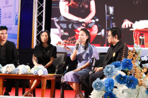 โครงการถอดบทเรียนผลการนำสมรรถนะ PTRU Model ในการขับเคลื่อนสู่การปฏิบัติ เพื่อพัฒนาสมรรถนะของผู้เรียนและบุคลากรทางการศึกษา และโครงการนำเสนอผลการนำรูปแบบนวัตกรรมหลักสูตรและการจัดการเรียนรู้ เพื่อเสริมสร้างคุณลักษณะ 4 ประการ ในการขับเคลื่อนสู่การปฏิบัติในสถานศึกษา ในงานวันสถาปนามหาวิทยาลัยราชภัฏเทพสตรี ครบรอบ 106 ปี