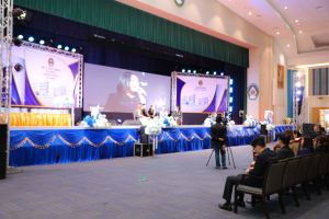 โครงการถอดบทเรียนผลการนำสมรรถนะ PTRU Model ในการขับเคลื่อนสู่การปฏิบัติ เพื่อพัฒนาสมรรถนะของผู้เรียนและบุคลากรทางการศึกษา และโครงการนำเสนอผลการนำรูปแบบนวัตกรรมหลักสูตรและการจัดการเรียนรู้ เพื่อเสริมสร้างคุณลักษณะ 4 ประการ ในการขับเคลื่อนสู่การปฏิบัติในสถานศึกษา ในงานวันสถาปนามหาวิทยาลัยราชภัฏเทพสตรี ครบรอบ 106 ปี