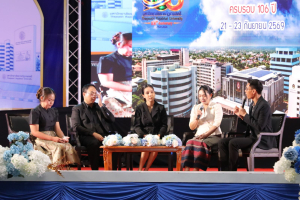 โครงการถอดบทเรียนผลการนำสมรรถนะ PTRU Model ในการขับเคลื่อนสู่การปฏิบัติ เพื่อพัฒนาสมรรถนะของผู้เรียนและบุคลากรทางการศึกษา และโครงการนำเสนอผลการนำรูปแบบนวัตกรรมหลักสูตรและการจัดการเรียนรู้ เพื่อเสริมสร้างคุณลักษณะ 4 ประการ ในการขับเคลื่อนสู่การปฏิบัติในสถานศึกษา ในงานวันสถาปนามหาวิทยาลัยราชภัฏเทพสตรี ครบรอบ 106 ปี