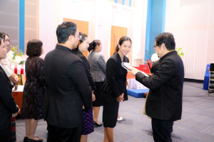 โครงการถอดบทเรียนผลการนำสมรรถนะ PTRU Model ในการขับเคลื่อนสู่การปฏิบัติ เพื่อพัฒนาสมรรถนะของผู้เรียนและบุคลากรทางการศึกษา และโครงการนำเสนอผลการนำรูปแบบนวัตกรรมหลักสูตรและการจัดการเรียนรู้ เพื่อเสริมสร้างคุณลักษณะ 4 ประการ ในการขับเคลื่อนสู่การปฏิบัติในสถานศึกษา ในงานวันสถาปนามหาวิทยาลัยราชภัฏเทพสตรี ครบรอบ 106 ปี