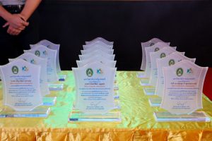 โครงการถอดบทเรียนผลการนำสมรรถนะ PTRU Model ในการขับเคลื่อนสู่การปฏิบัติ เพื่อพัฒนาสมรรถนะของผู้เรียนและบุคลากรทางการศึกษา และโครงการนำเสนอผลการนำรูปแบบนวัตกรรมหลักสูตรและการจัดการเรียนรู้ เพื่อเสริมสร้างคุณลักษณะ 4 ประการ ในการขับเคลื่อนสู่การปฏิบัติในสถานศึกษา ในงานวันสถาปนามหาวิทยาลัยราชภัฏเทพสตรี ครบรอบ 106 ปี