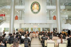 ร่วมพิธีทำบุญทักษิณานุปทาน เพื่อถวายเป็นพระราชกุศลและน้อมรำลึกในพระมหากรุณาธิคุณ เนื่องในวันนวมินทรมหาราช ประจำปี พ.ศ. 2569